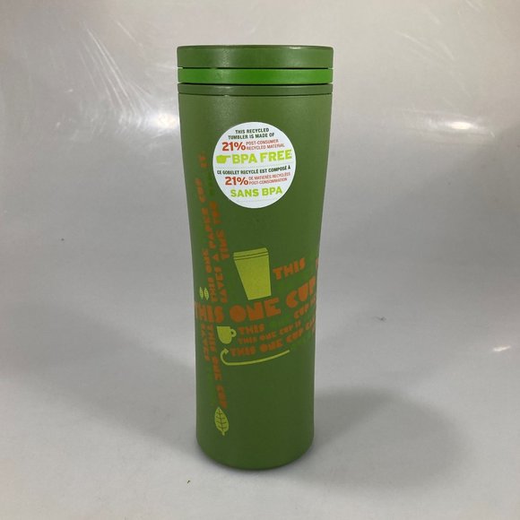 Starbucks Saves Planet 20 oz Green Travel Tumbler